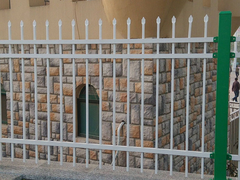 半圆形围墙防护栏 花园护栏报价 别墅铁艺楼梯护栏