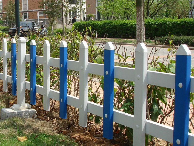 公园花园围栏 新型围墙栅栏 PVC园艺护栏